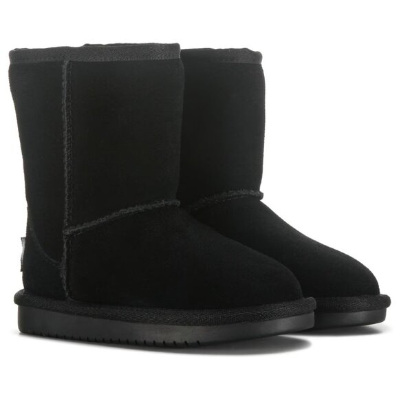 🖤 Koolaburra by UGG Black Suede Mid-Calf Boots – Toddler Size 7 🖤 - Picture 1 of 10